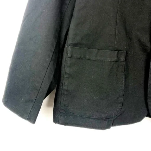 Goodthreads Blazer Men's Size XXL Black Slim-Fit Stretch Twill Academia NWT